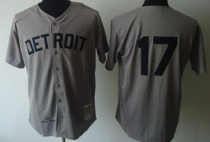 Denny McLain Detroit Tigers gray Throwback jersey
