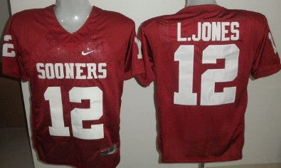 Landy Jones Oklahoma Sooners red jersey