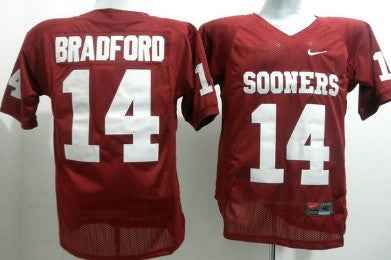 Sam Bradford Oklahoma Sooners red jersey