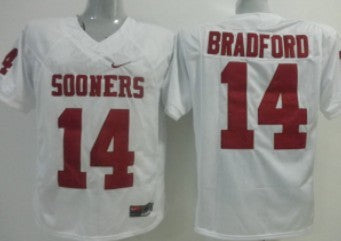 Sam Bradford Oklahoma Sooners white jersey