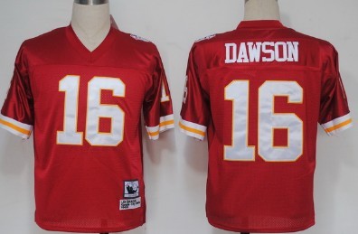 Len Dawson Kansas City Chiefs red Throwback jersey