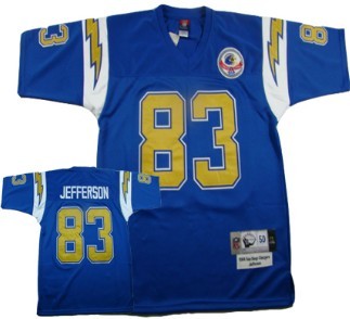 John Jefferson Los Angeles Chargers navy Throwback jersey