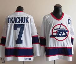 Keith Tkachuk Winnipeg Jets white Throwback jersey