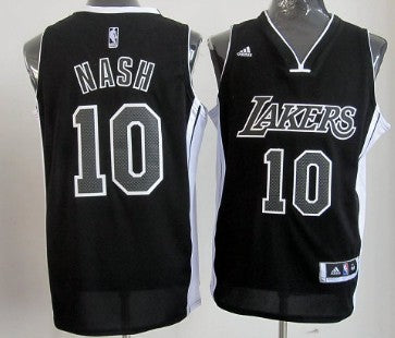 Steve Nash Revolution Los Angeles Lakers black jersey