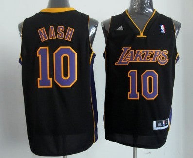 Steve Nash Revolution Los Angeles Lakers black jersey