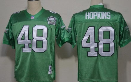 Wes Hopkins Philadelphia Eagles green Throwback jersey