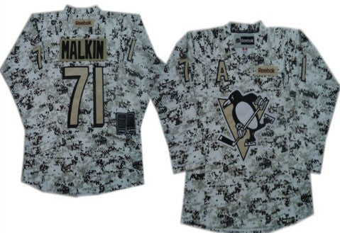 Evgeni Malkin Pittsburgh Penguins white Camo jersey