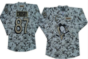 Sidney Crosby Pittsburgh Penguins white Camo jersey