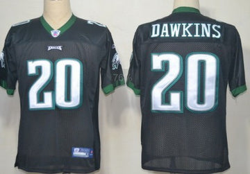 Reebok Brian Dawkins Philadelphia Eagles black jersey