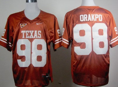Brian Orakpo Texas Longhorns orange jersey
