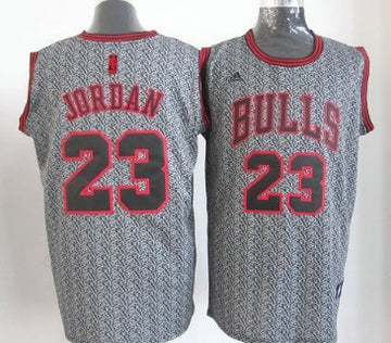 Michael Jordan Chicago Bulls gray Fashion Static jersey