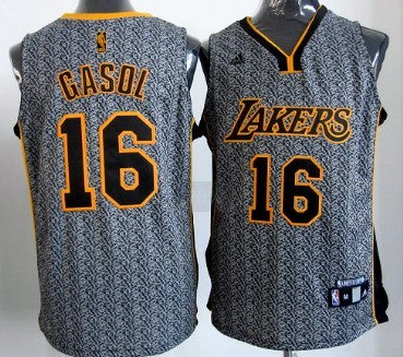 Paul Gaslo Los Angeles Lakers gray Fashion Static jersey