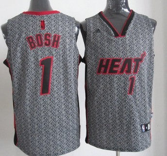 Heats Chris Bosh Inter Miami CF gray Fashion Static jersey