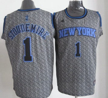 Amare Stoudemire New York Knicks gray Fashion Static jersey