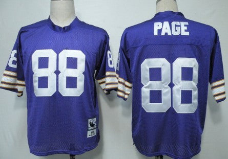 Alan Page Minnesota Vikings purple Throwback jersey