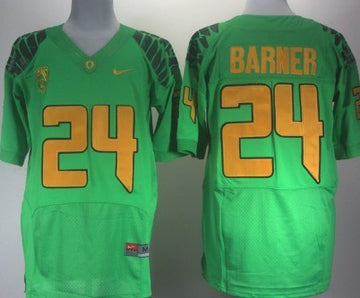 Kenjon Barner Oregon Ducks green Elite jersey