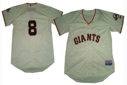 Hunter Pence San Francisco Giants cream jersey