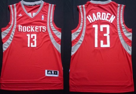 James Harden Revolution Houston Rockets red jersey