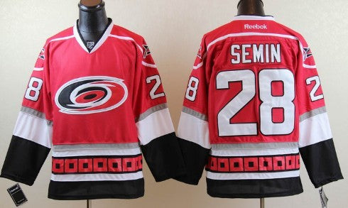 Alexander Semin Carolina Hurricanes red Third jersey