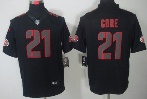 Nike Frank Gore San Francisco 49ers black Limited jersey
