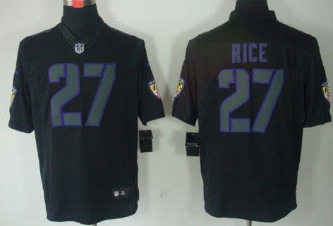 Nike Ray Rice Baltimore Ravens black Limited jersey