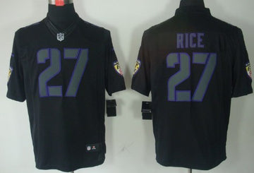 Nike Ray Rice Baltimore Ravens black Limited jersey