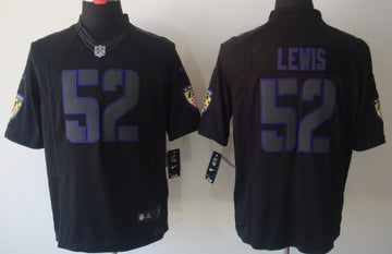 Nike Ray Lewis Baltimore Ravens black Limited jersey