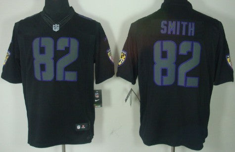 Nike Torrey Smith Baltimore Ravens black Limited jersey