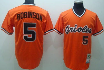 Brooks Robinson Baltimore Orioles orange Throwback jersey