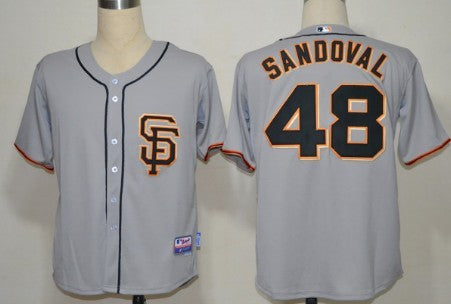 Pablo Sandoval San Francisco Giants gray jersey