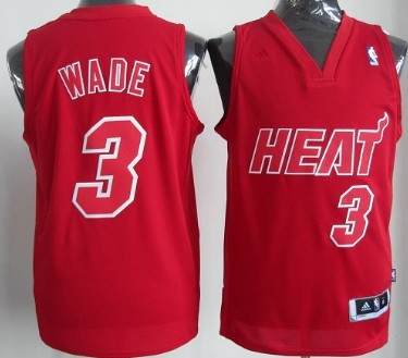 Dwyane Wade Revolution Miami Heat red jersey