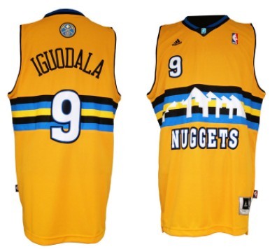 Andre Iguodala Revolution Denver Nuggets yellow jersey