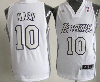 Steve Nash Revolution Los Angeles Lakers white jersey