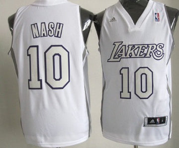 Steve Nash Revolution Los Angeles Lakers white jersey