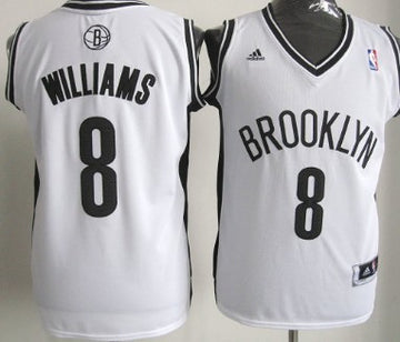 Deron Williams Revolution Brooklyn Nets white jersey