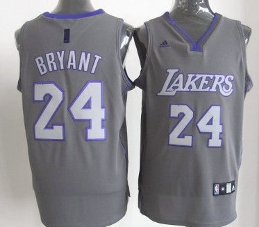 Kobe Bryant Los Angeles Lakers gray Shadow jersey