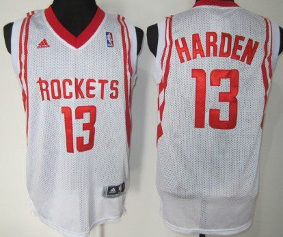 James Harden Houston Rockets white jersey