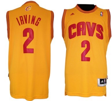 Kyrie Irving Revolution Cleveland Cavaliers yellow jersey