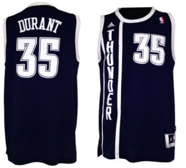Kevin Durant Revolution Oklahoma City Thunder blue jersey