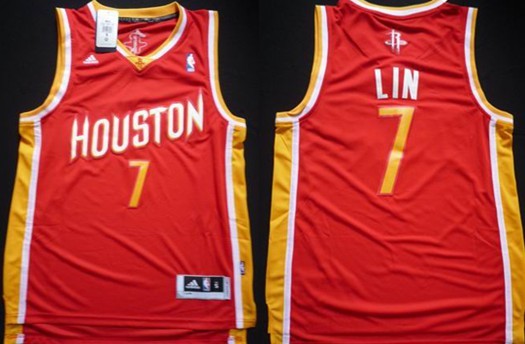 Jeremy Lin Revolution Houston Rockets red jersey