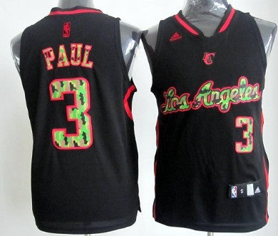 Chris Paul Los Angeles Clippers black Fashion jersey