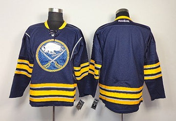 Custom Buffalo Sabres navy jersey