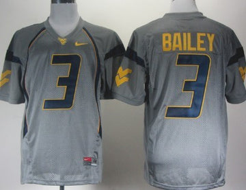 Stedman Bailey West Virginia Mountaineers gray jersey