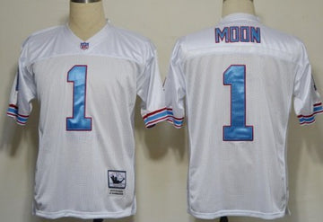 Warren Moon Tennessee Titans white Throwback jersey