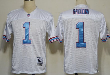 Warren Moon Tennessee Titans white Throwback jersey