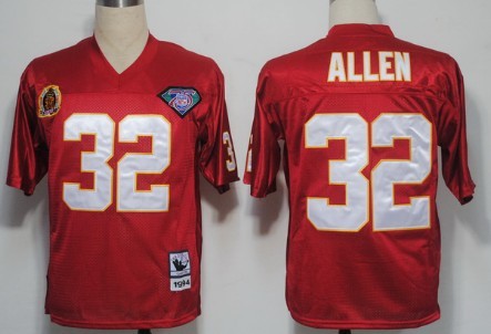 Marcus Allen Kansas City Chiefs red Throwback jersey