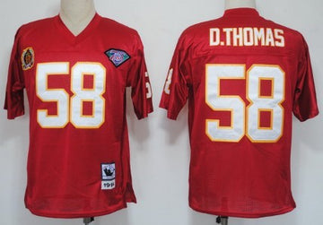 Derrick Thomas Kansas City Chiefs red Throwback jersey