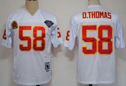 Derrick Thomas Kansas City Chiefs white Throwback jersey