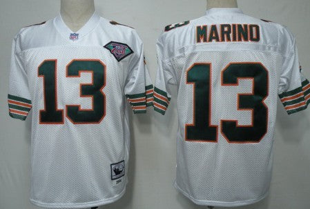 Dan Marino Miami Dolphins white Throwback jersey