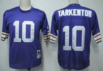 Fran Tarkenton Minnesota Vikings purple Throwback jersey